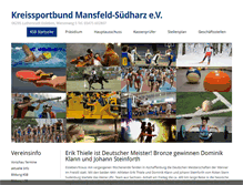 Tablet Screenshot of ksbmansfeld-suedharz.de